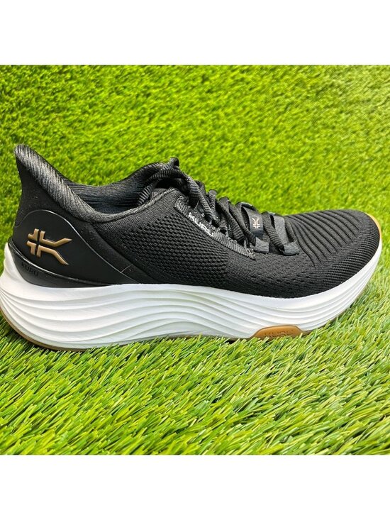 KURU Shoes - Kuru Atom 2 Womens Size 8.5 Black White Athletic Running Walking Shoes Sneakers